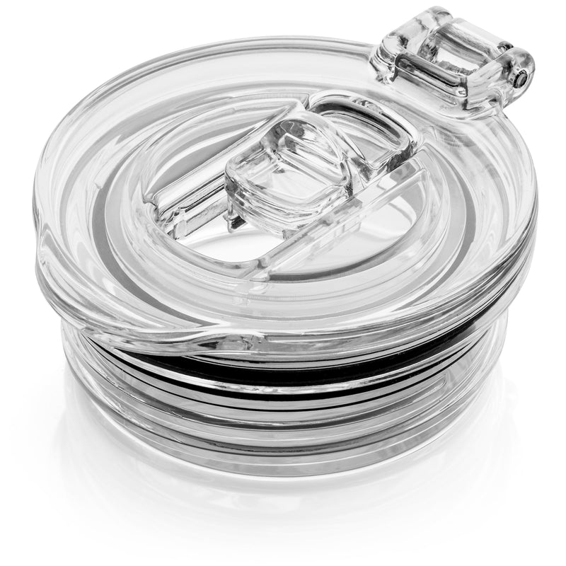 Champagne Flute Straw Lids | (Black, Purple and Clear) - Clean Daily Grip
