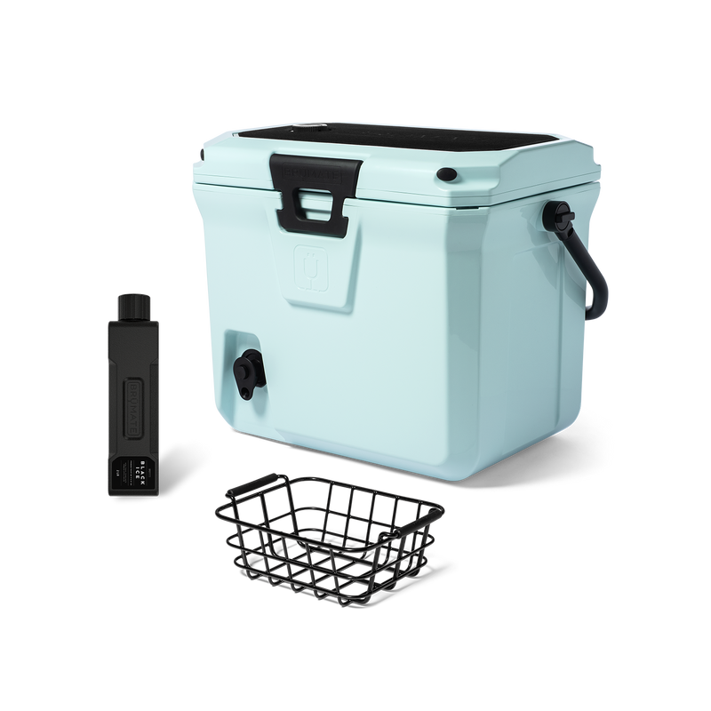 Br Tank 20-Quart Grab + Go Cooler Bundle | Blue Agave - Lite Table Pack