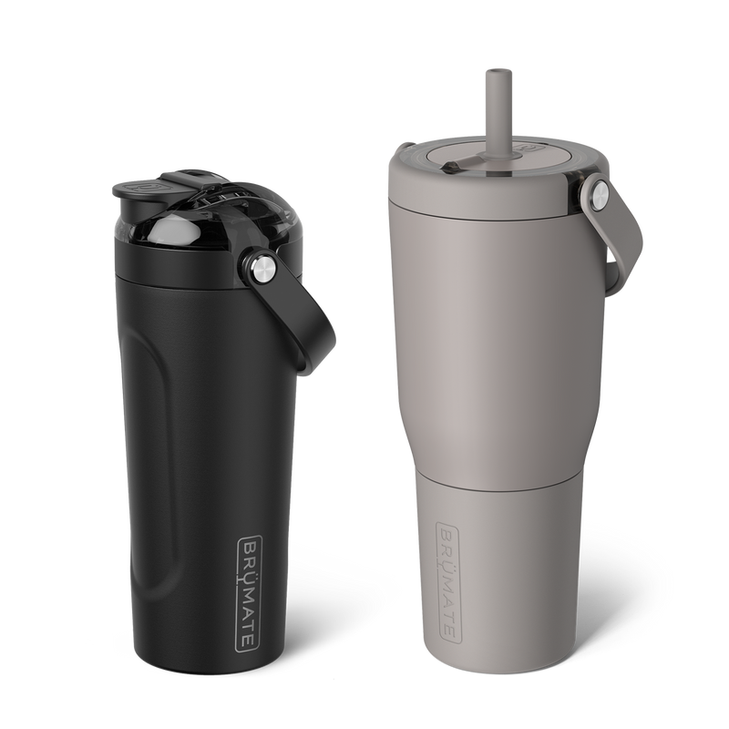 Fuel + Flow Bundle | Mocha & Matte Black | 35oz/25oz - Premium Travel Pack