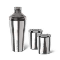 Cocktail Shaker + Rocks Bundle | Matte Black | 22/12oz