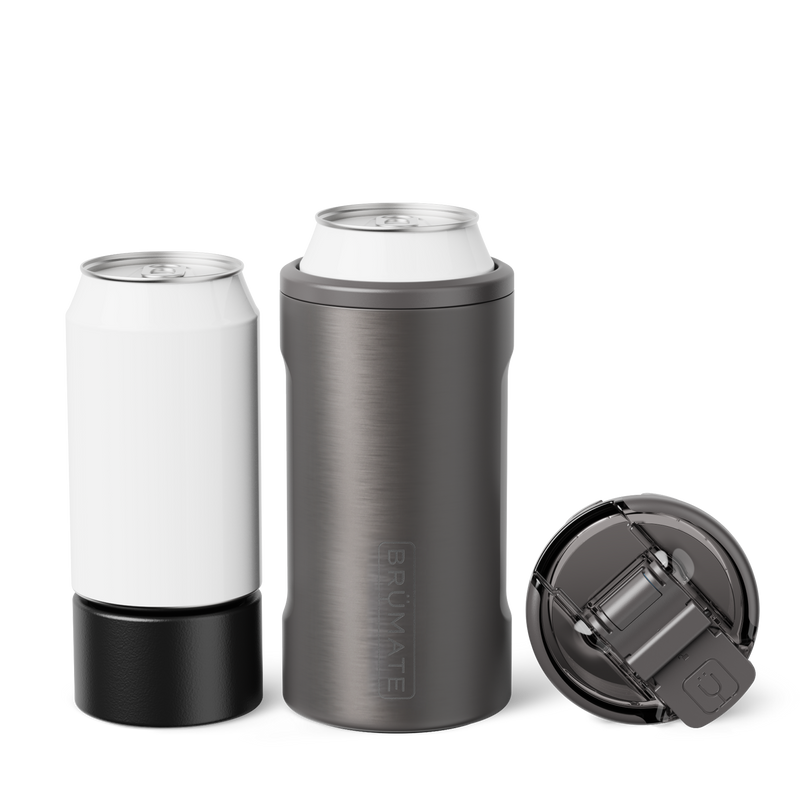 Hopsulator Trio | Black Stainless | 12/16oz Standard Cans - Essential Weekend Hold