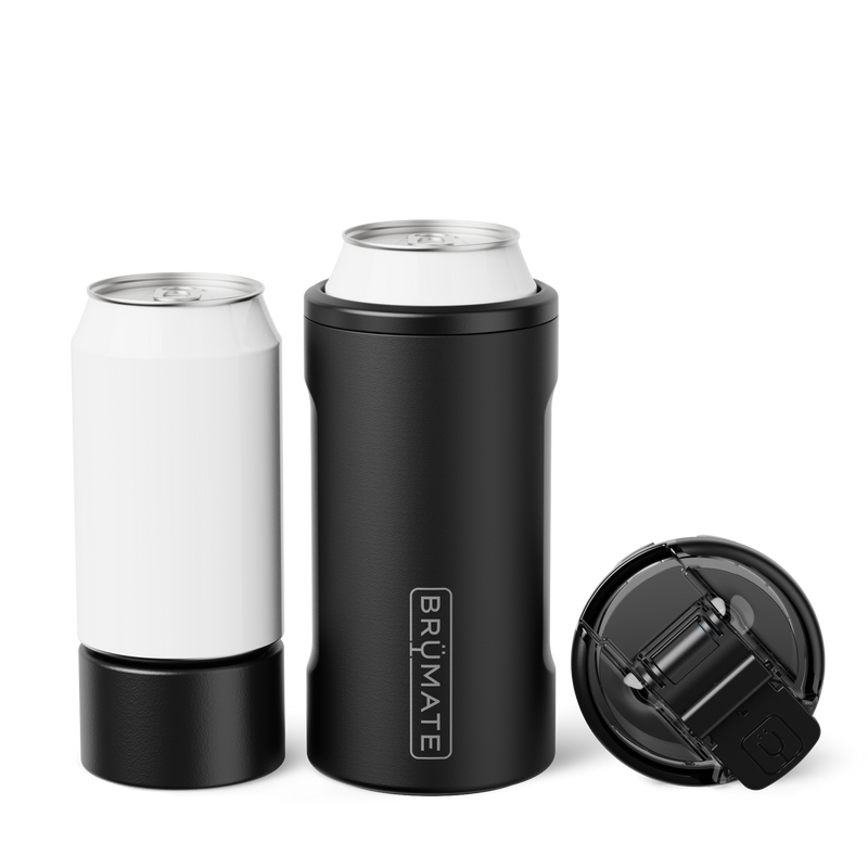 Hopsulator Trio | Matte Black | 12/16oz Standard Cans - Cold Party Cooler