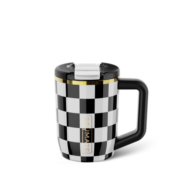 Muv 15oz | Black & White Checker - Premium Flow