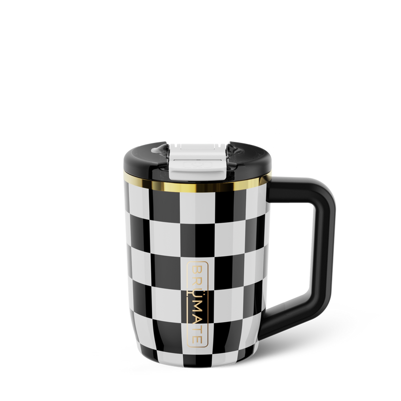 Muv 15oz | Black & White Checker - Premium Flow