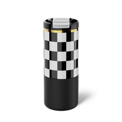 Strova 18oz | Black & White Checker