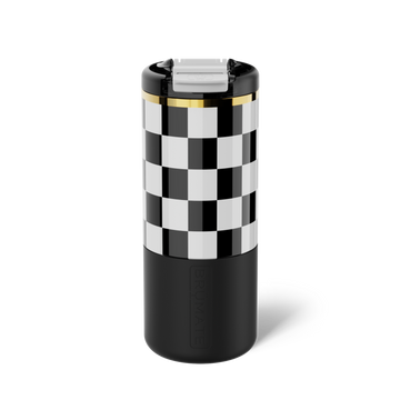 Strova 18oz | Black & White Checker - Fresh Studio Bottle