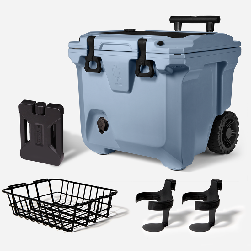 Br Tank 35-Quart Ultimate Day Trip Cooler Bundle | Denim - Gift Ready