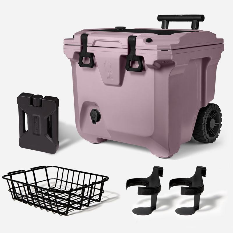 Br Tank 35-Quart Ultimate Day Trip Cooler Bundle | Lilac Dusk - Tailgate Set
