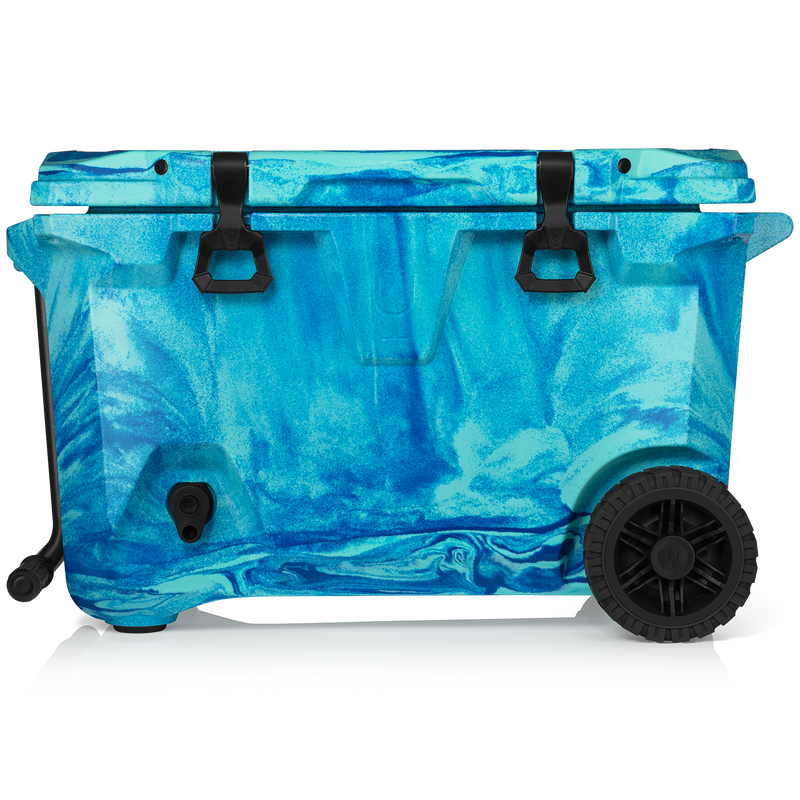 Br Tank 55-Quart Rolling Cooler | Ocean Swirl - Active Dock Pack
